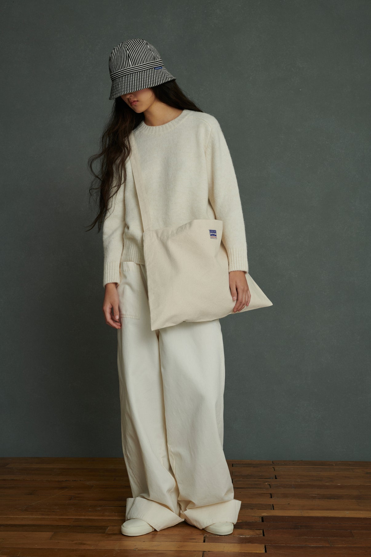 Maxi Tote Bag - Écru - Femme vue 5