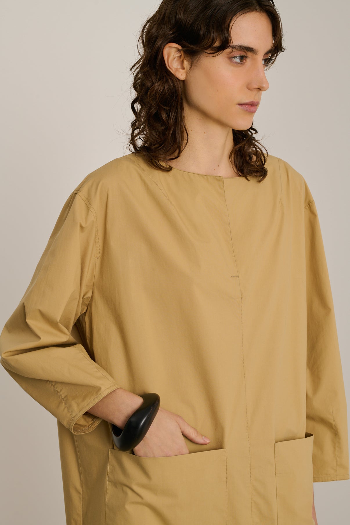 Robe Coralie - Sable - Coton - Femme vue 4