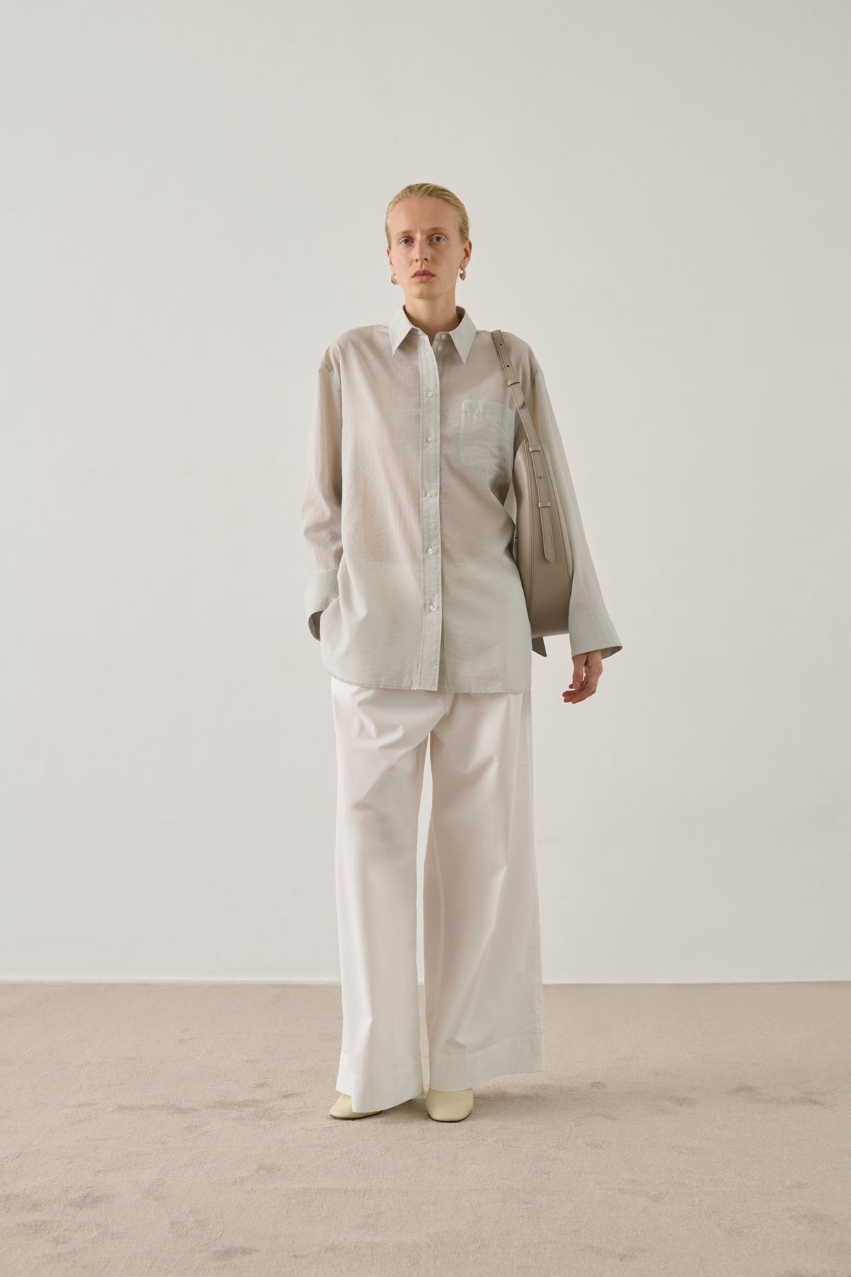 Chemise Francesca - Gris Clair - Femme vue 3