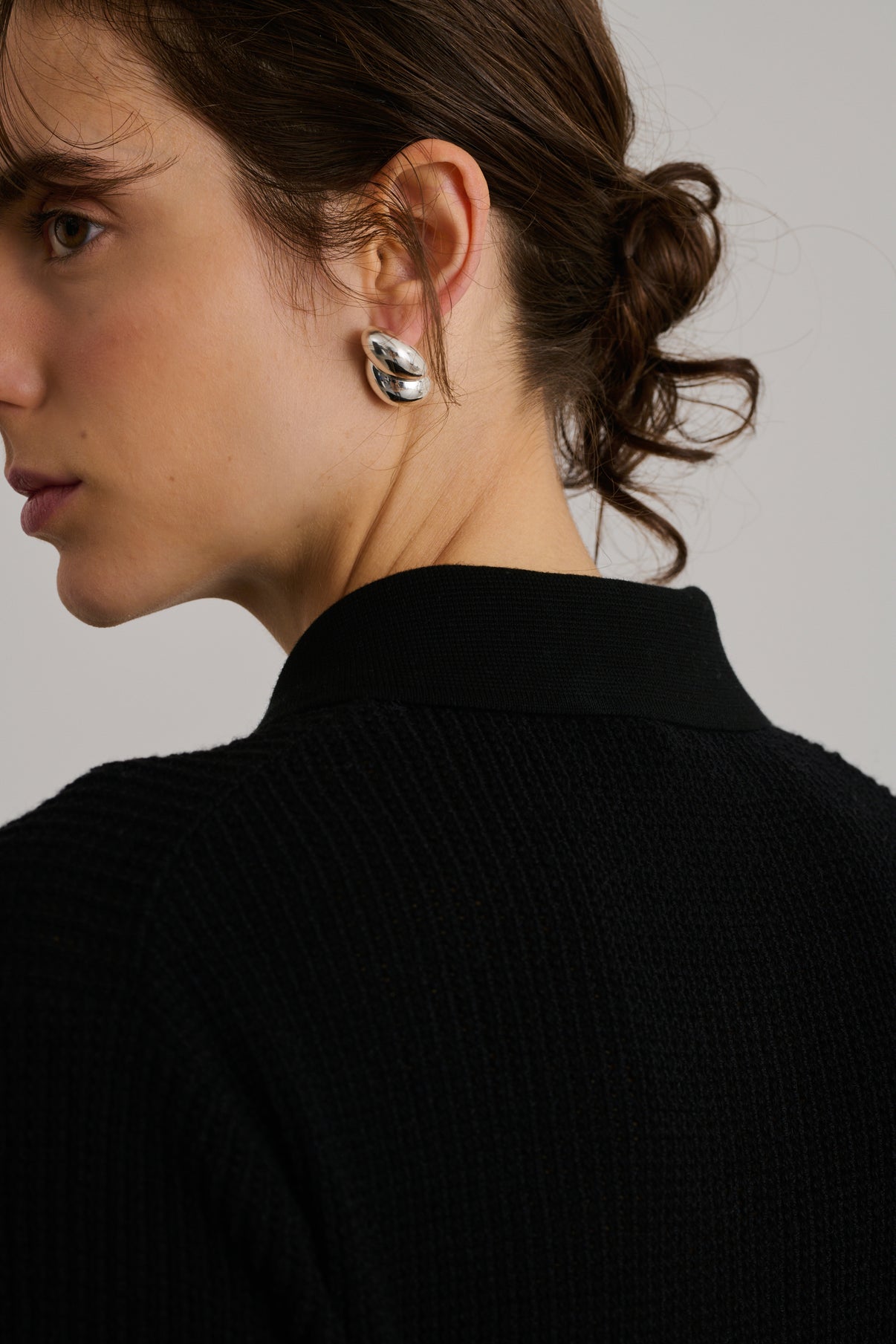 Polo David - Noir - Femme vue 4