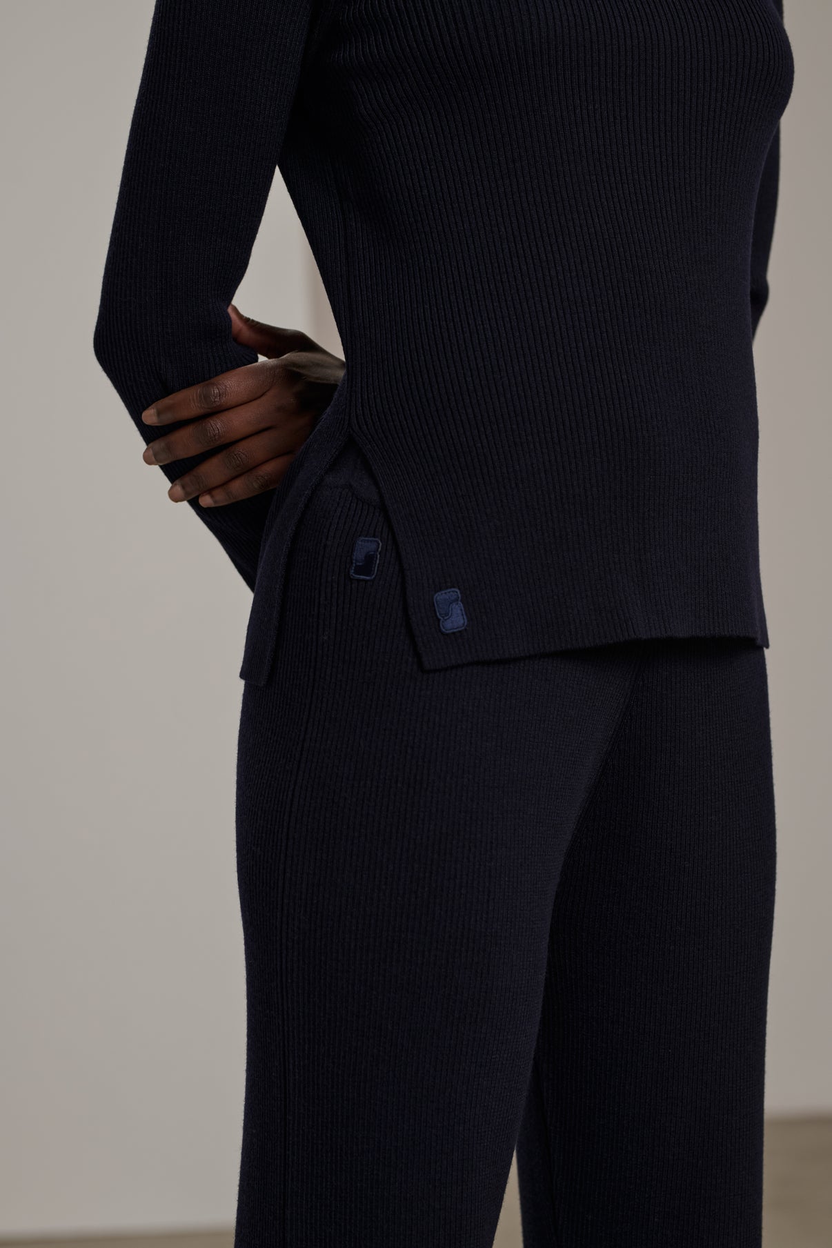 Pantalon Victoria - Navy - Laine - Femme vue 3