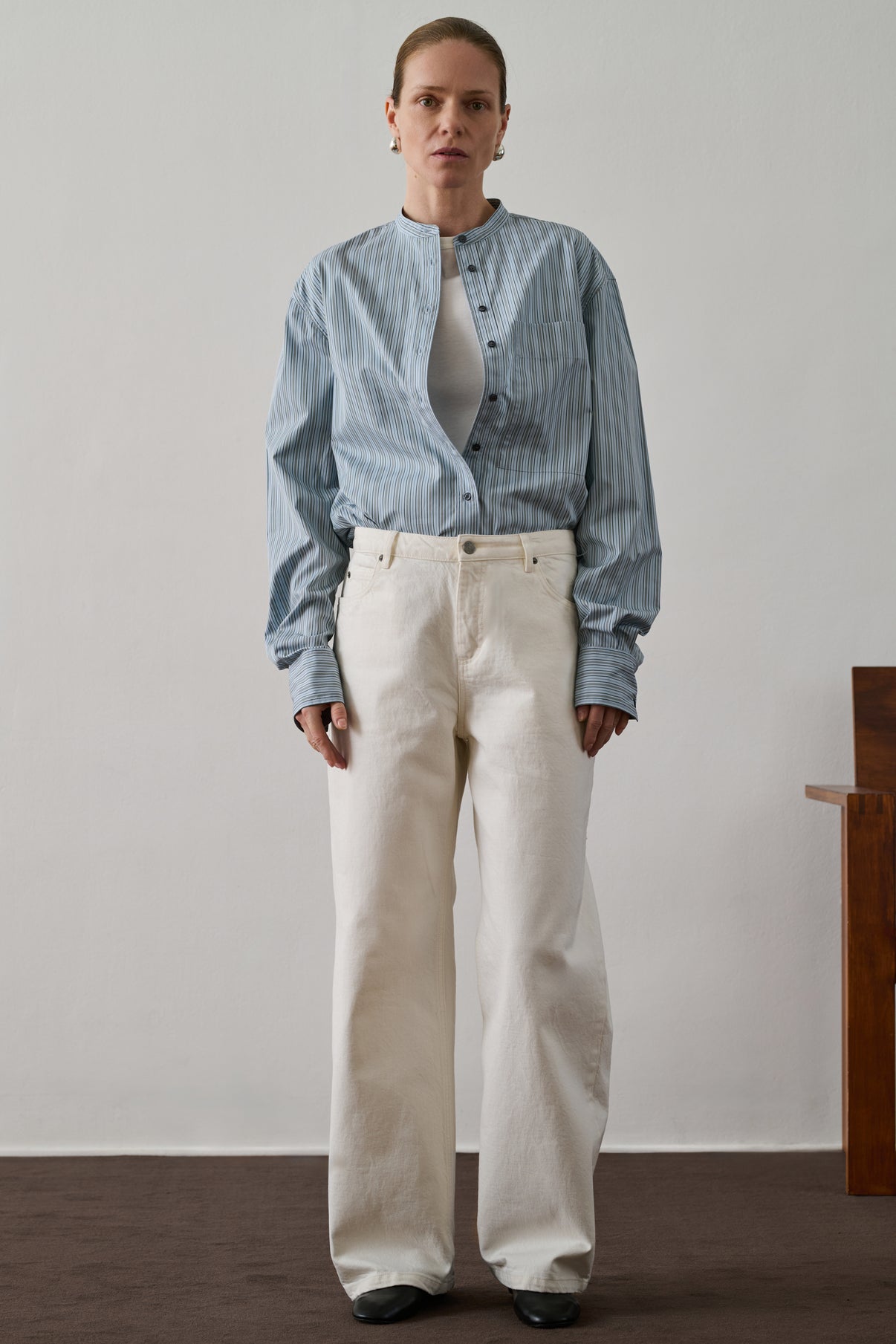 Jean Calvin - Ecru - Denim - Femme vue 5