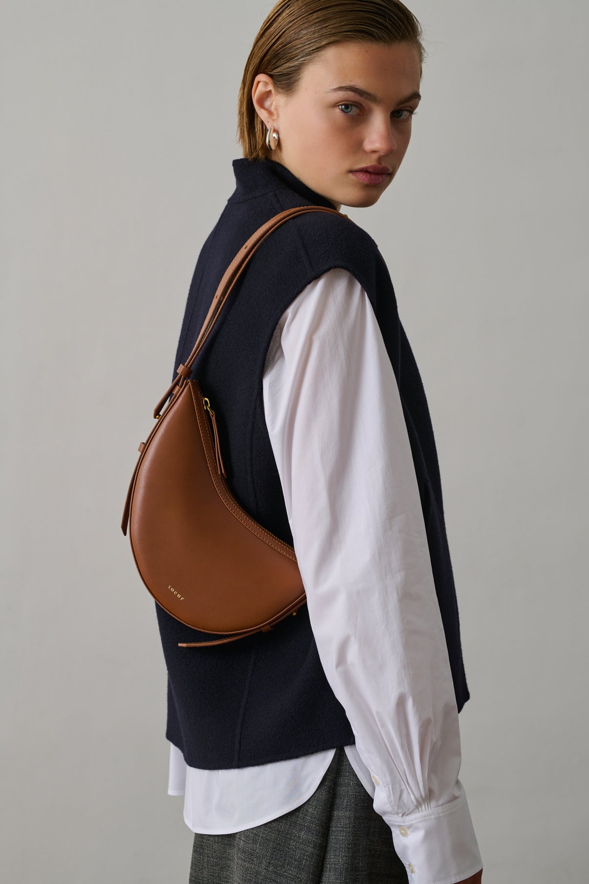 Sac Wino Mini - Naturel - Cuir - Femme vue 2