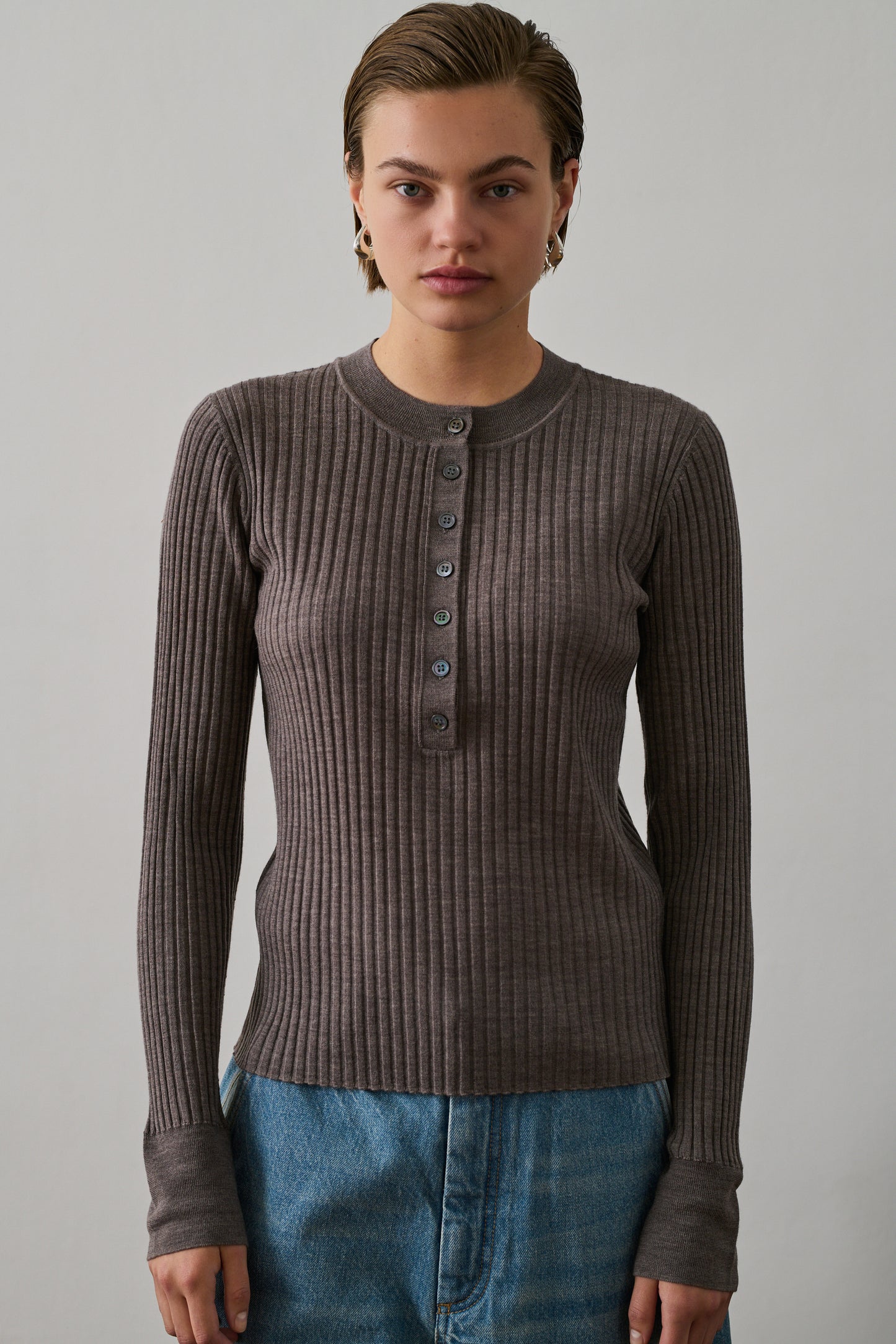 Polo Buffalo - Chataîgne - Laine - Femme