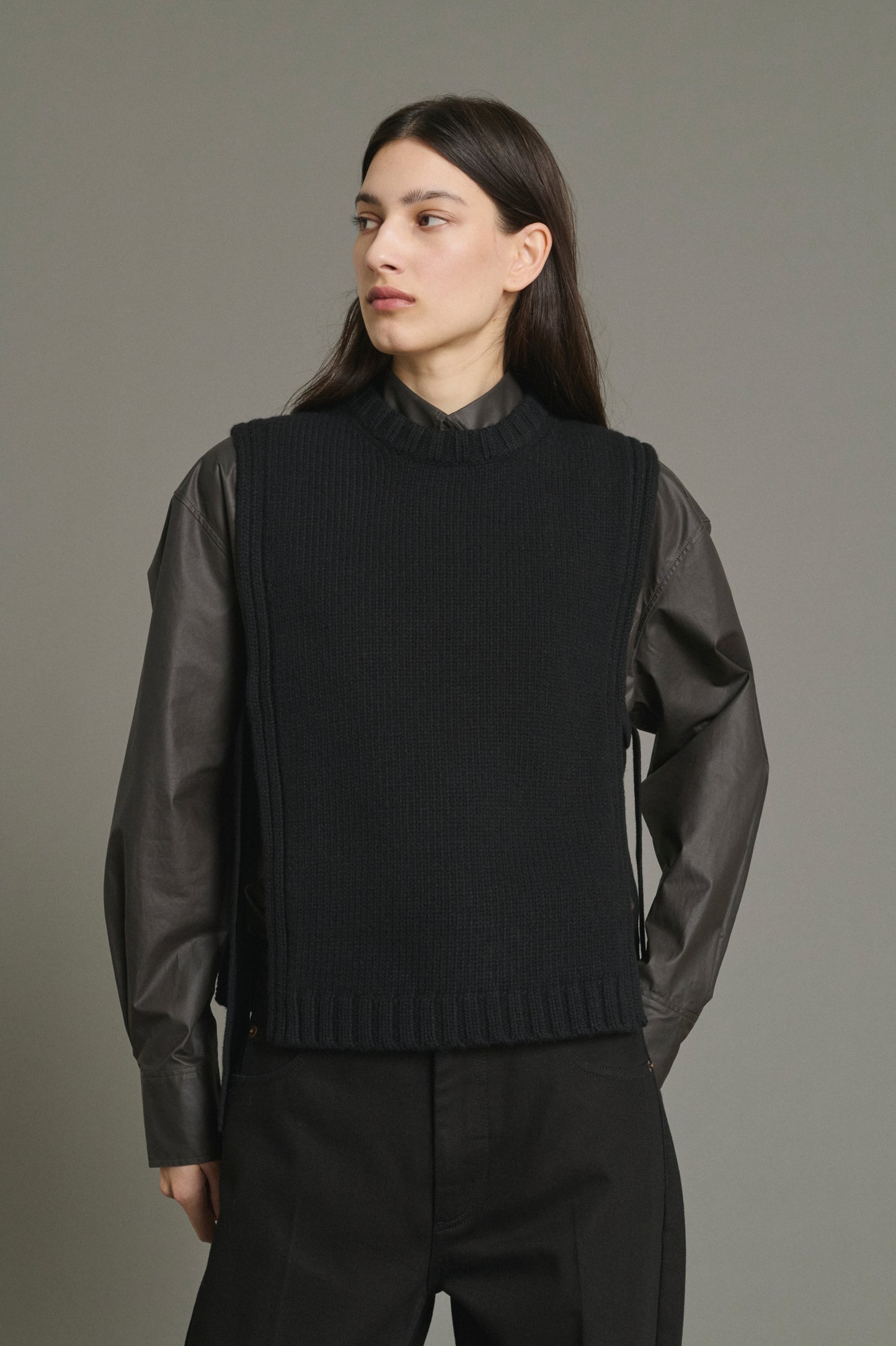 Pullover Uzel - Black - Wool - Women