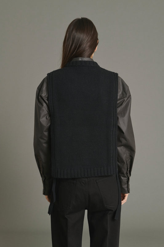 Pullover Uzel - Black - Wool - Women