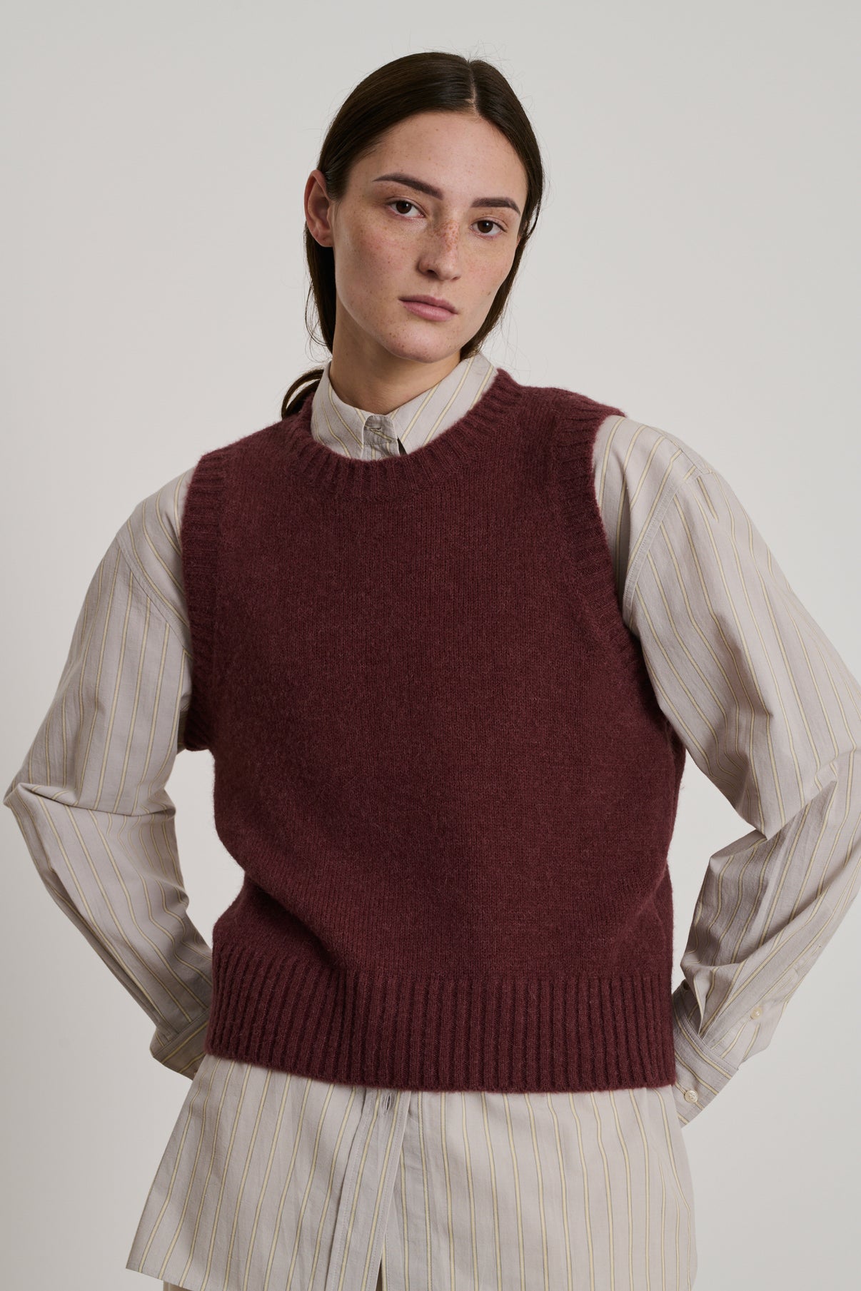 Pull Namaste - Framboise - Femme vue 3