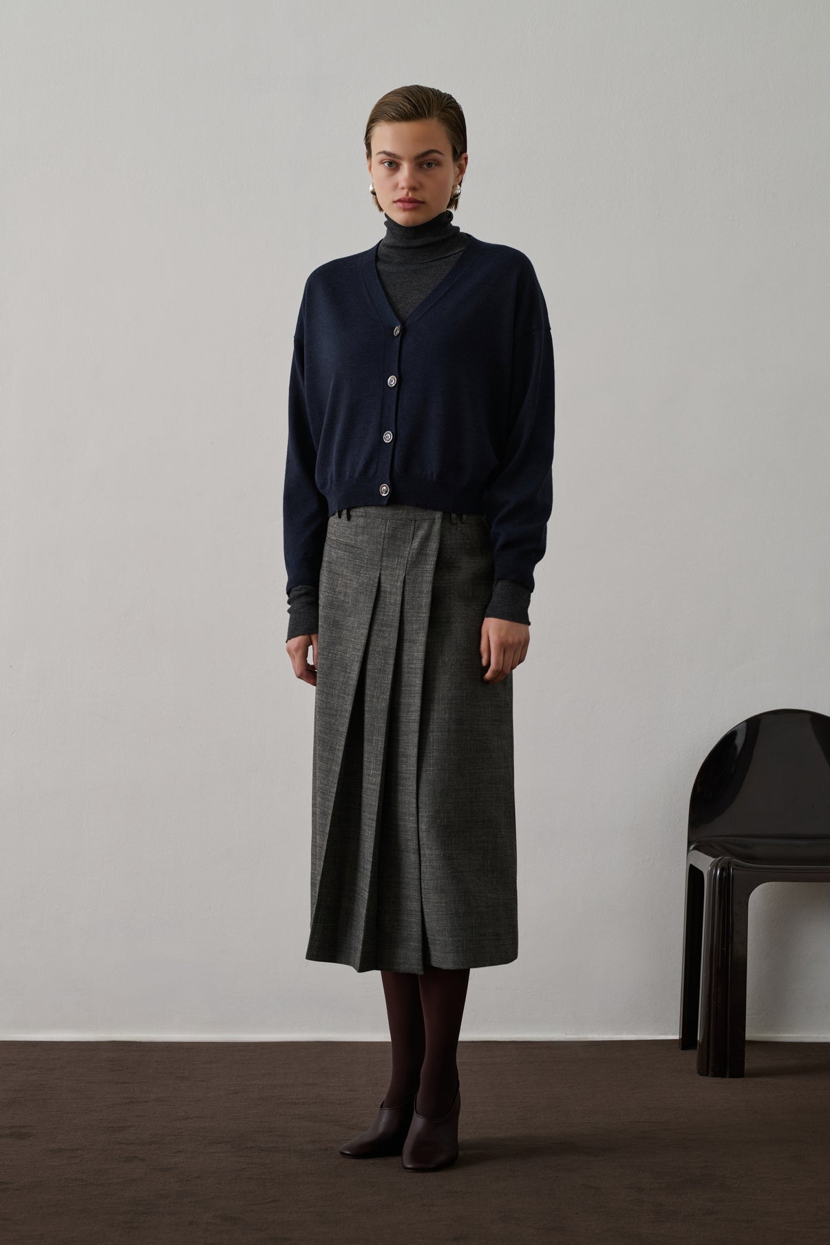 Cardigan Idem - Navy - Femme vue 5