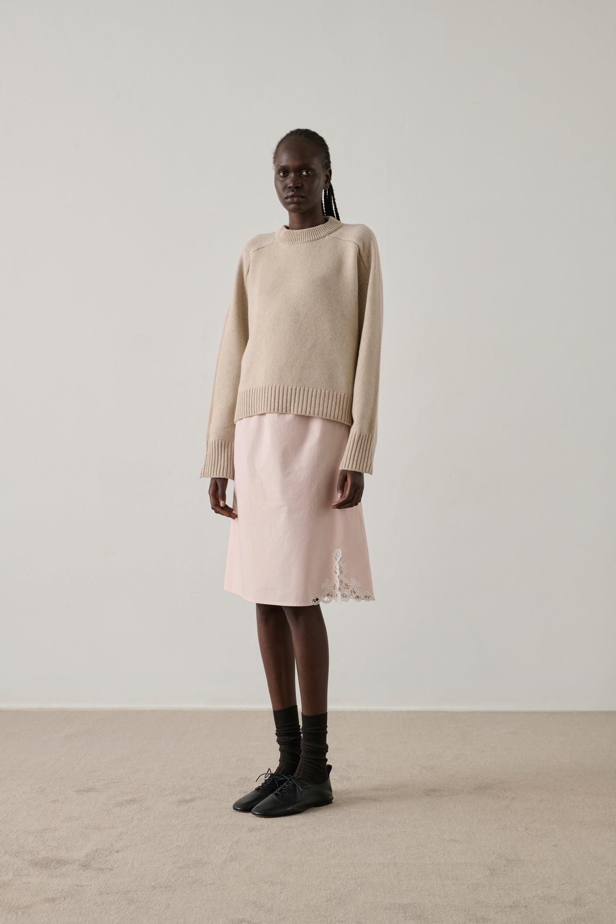 Pull Will - Ecru - Laine - Femme vue 1