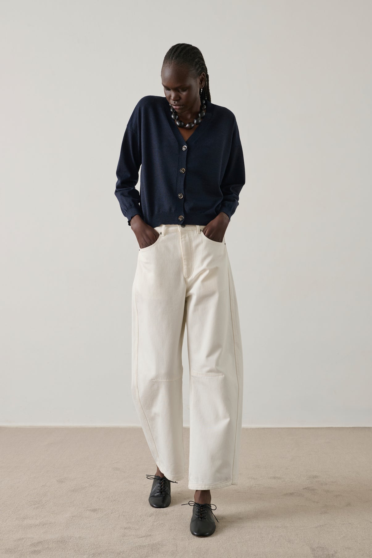 Cardigan Idem - Navy - Women vue 5