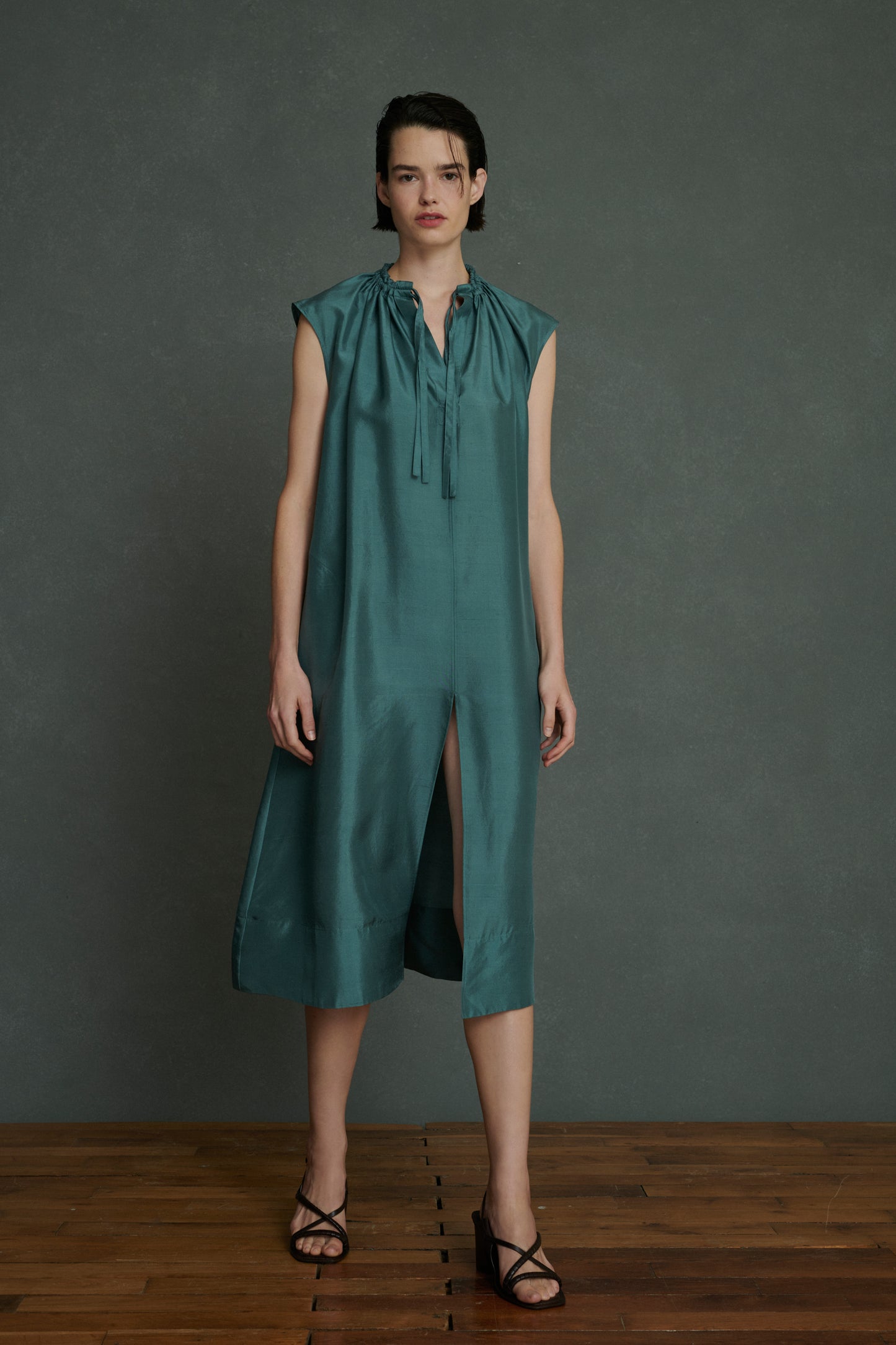 Sandales Alma - Marron Foncé - Cuir - Femme