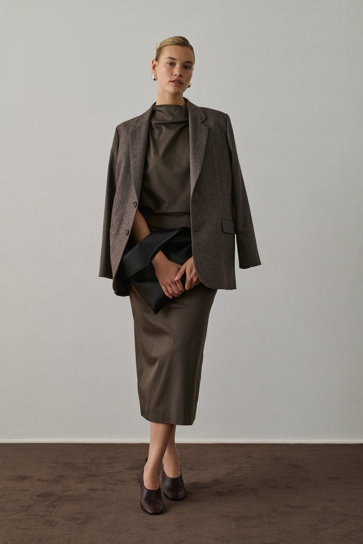 Veste Dune - Marron/Écru - Laine - Femme vue 5