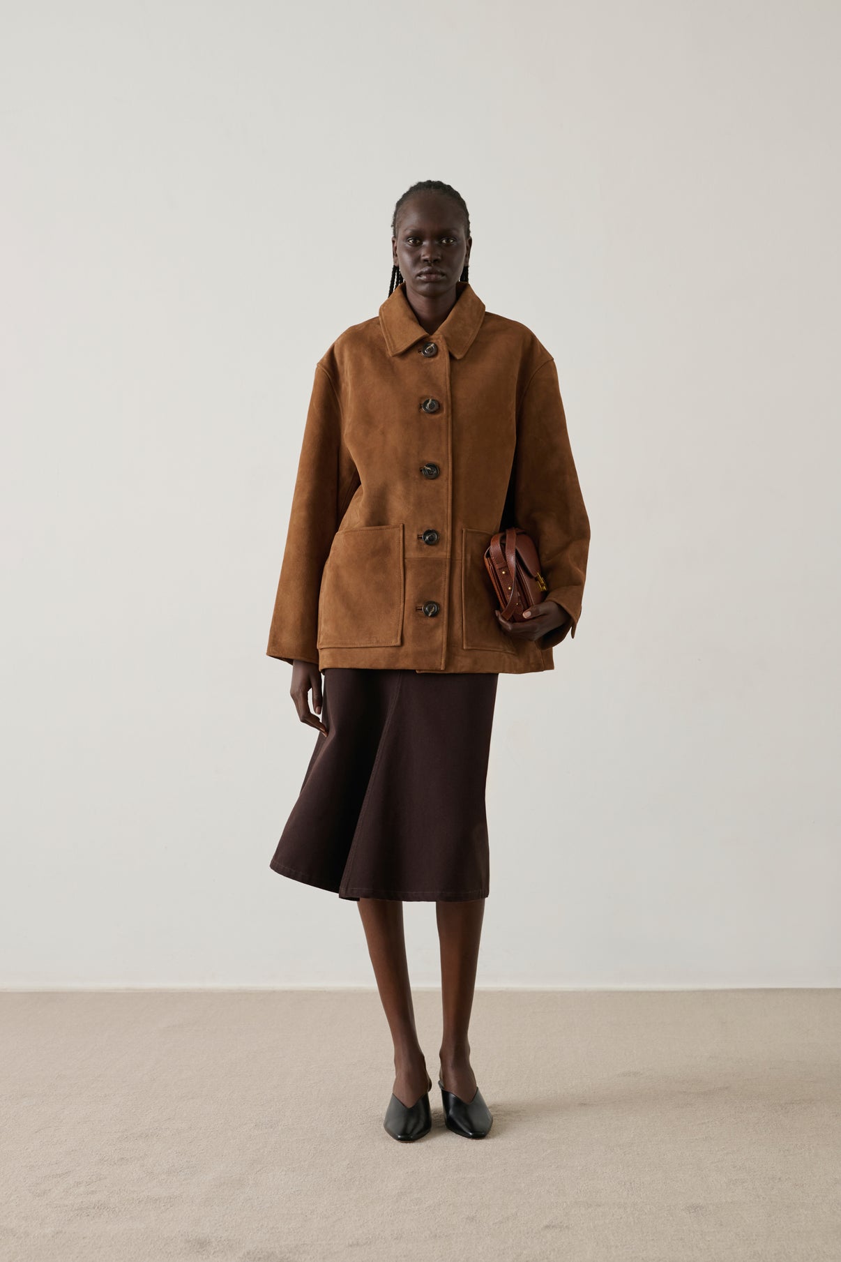 Vincenzo jacket - Natural - Leather - Women vue 1