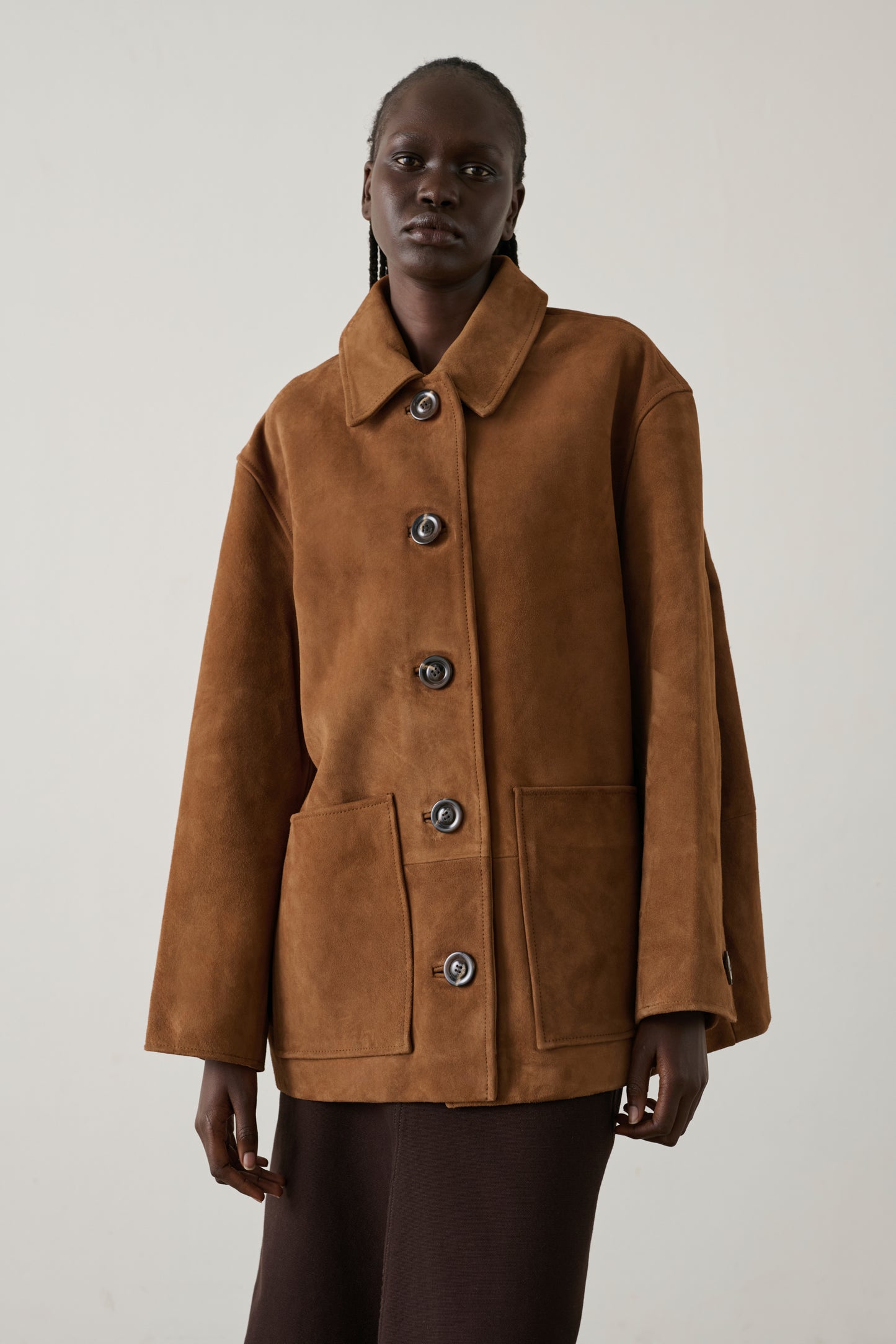 Vincenzo jacket - Natural - Leather - Women