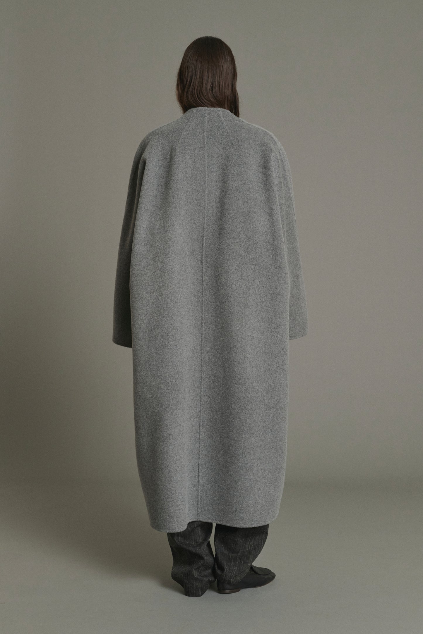 Harrow coat - Light Grey - Wool - Women