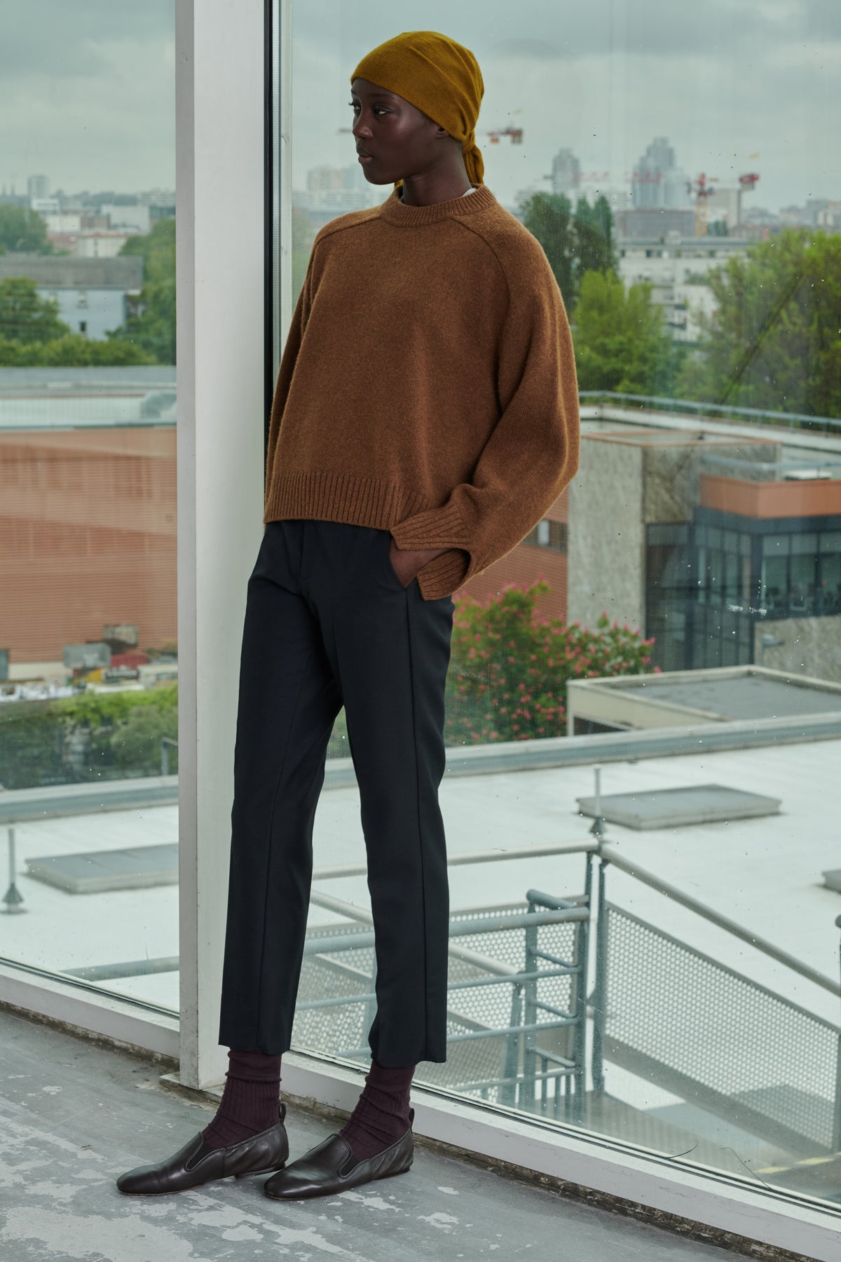 Adele Trousers - Black - Wool - Women vue 1