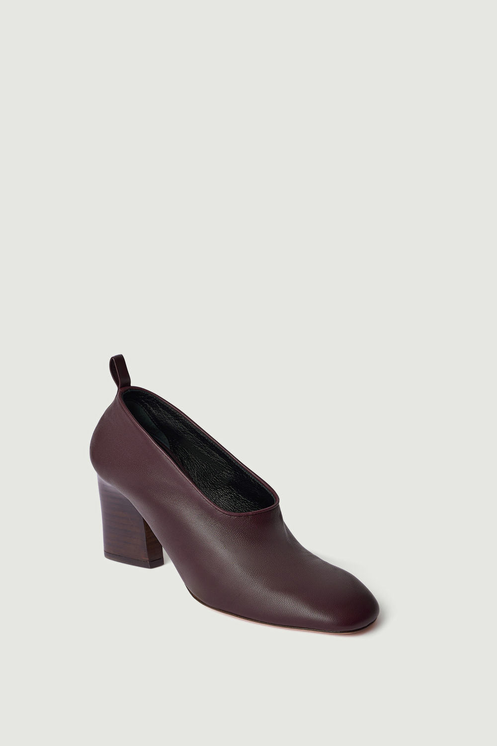 Escarpins Thea - Bordeaux Foncé - Cuir - Femme vue 4
