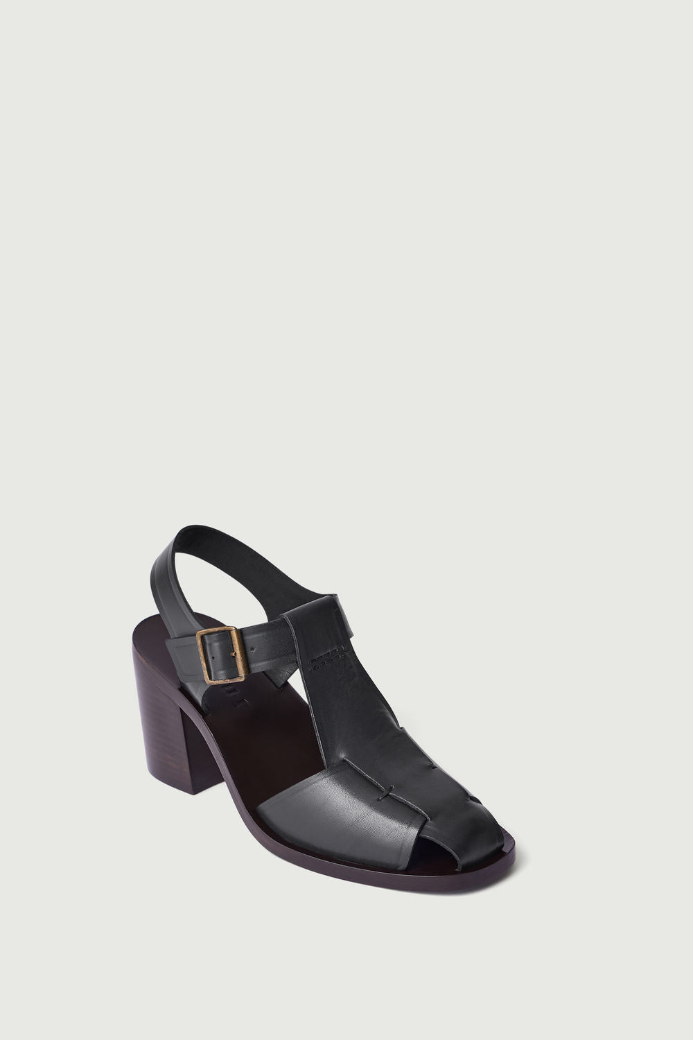 Sandales Vera - Gris Anthracite - Cuir - Femme