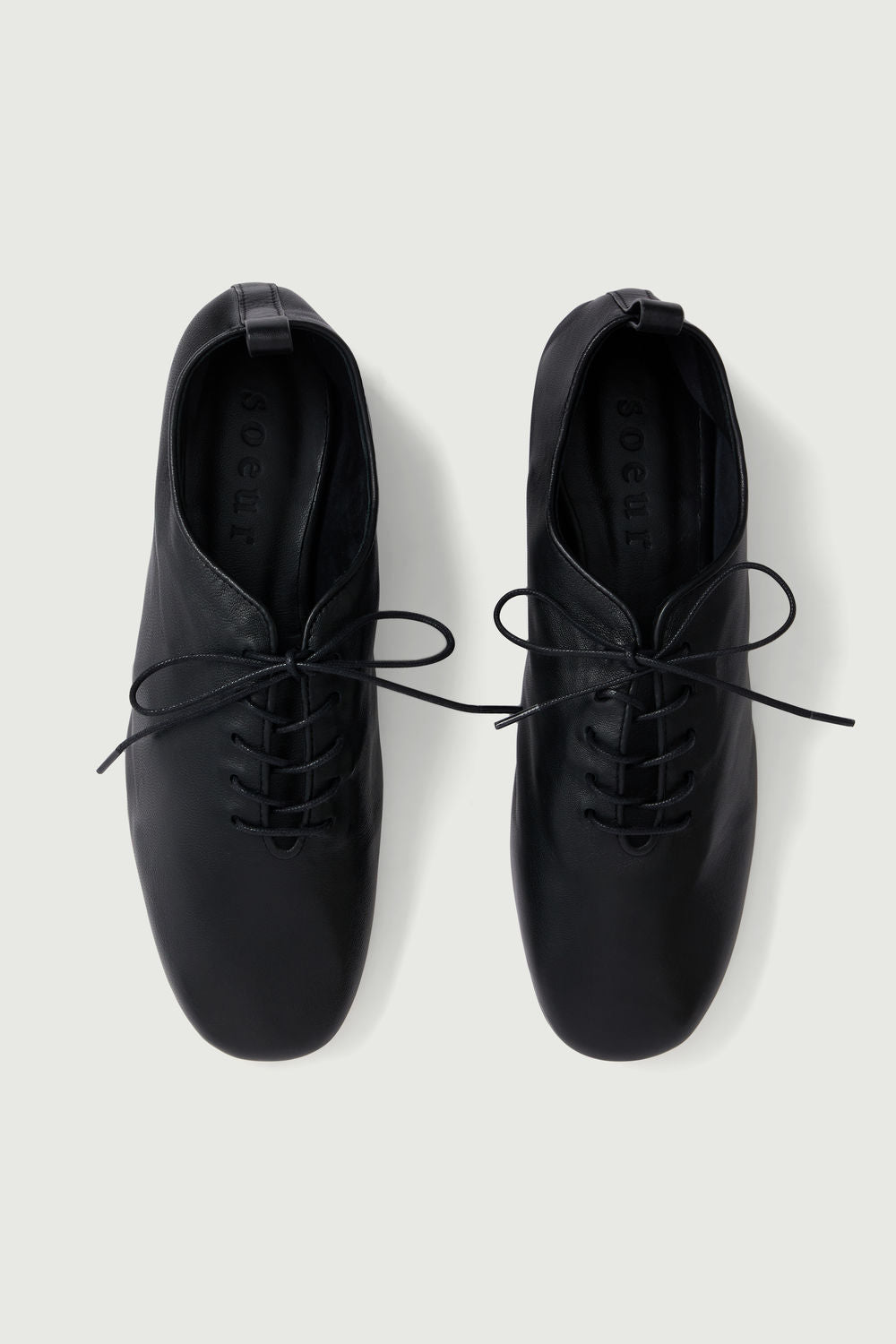 Ballerines Orso - Noir - Cuir - Femme