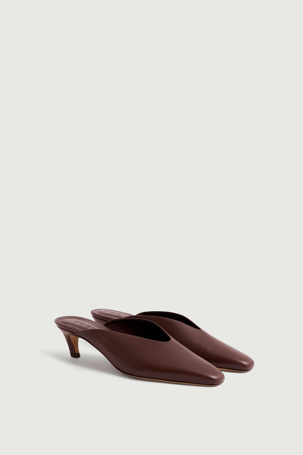 Mules Amalie - Marron - Cuir - Femme vue 4