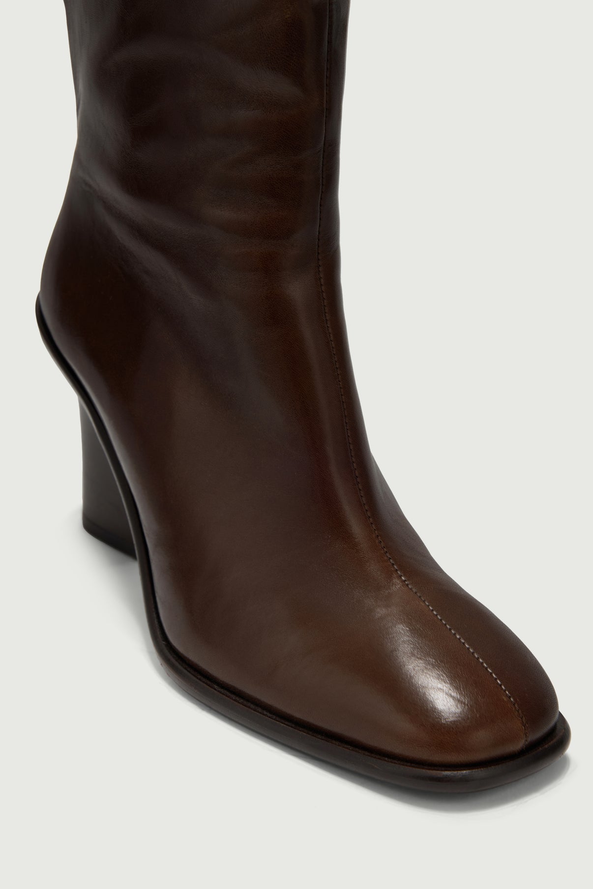 Livia Boots - Dark Brown - Leather - Women vue 5