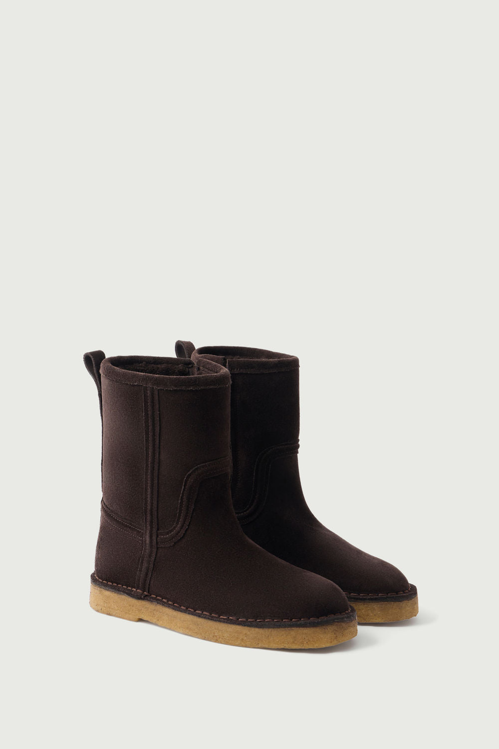 Bottes Texas - Marron Foncé - Cuir - Femme vue 3