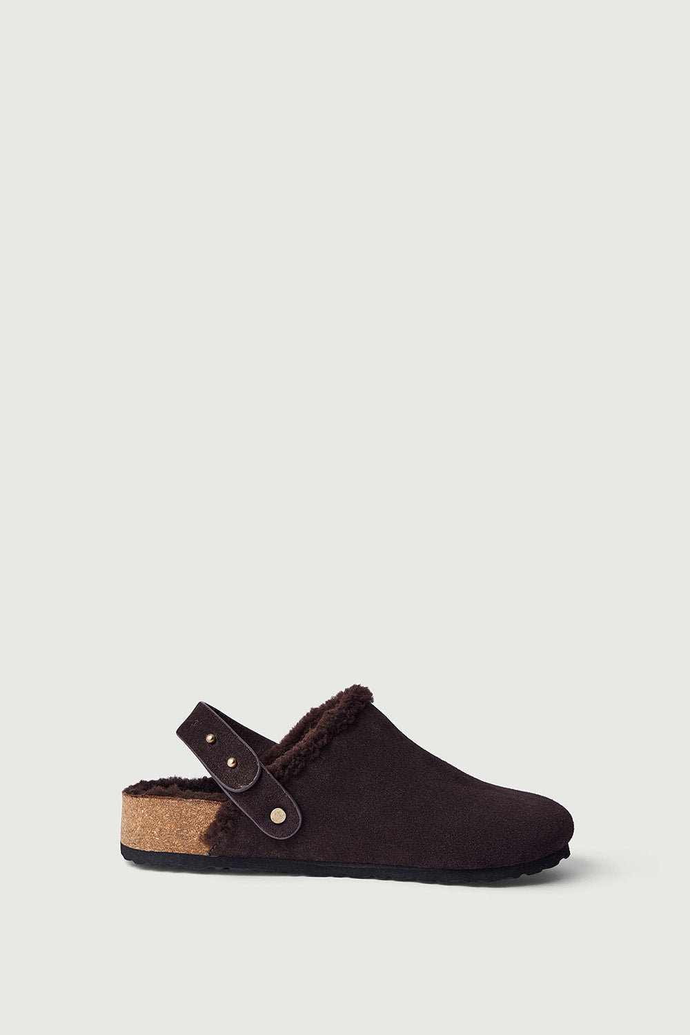 Sabots Sleepy - Marron Foncé - Cuir - Femme vue 2