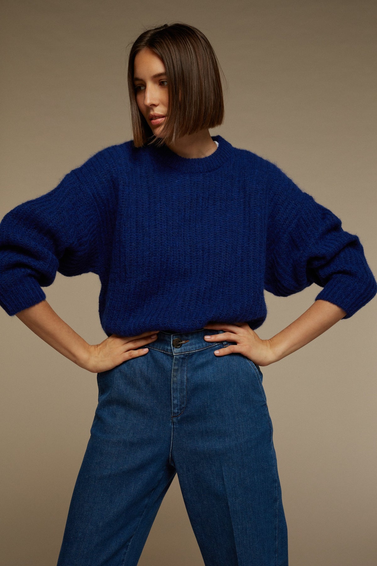 PULLOVER GINETTE MUSTARD vue 2