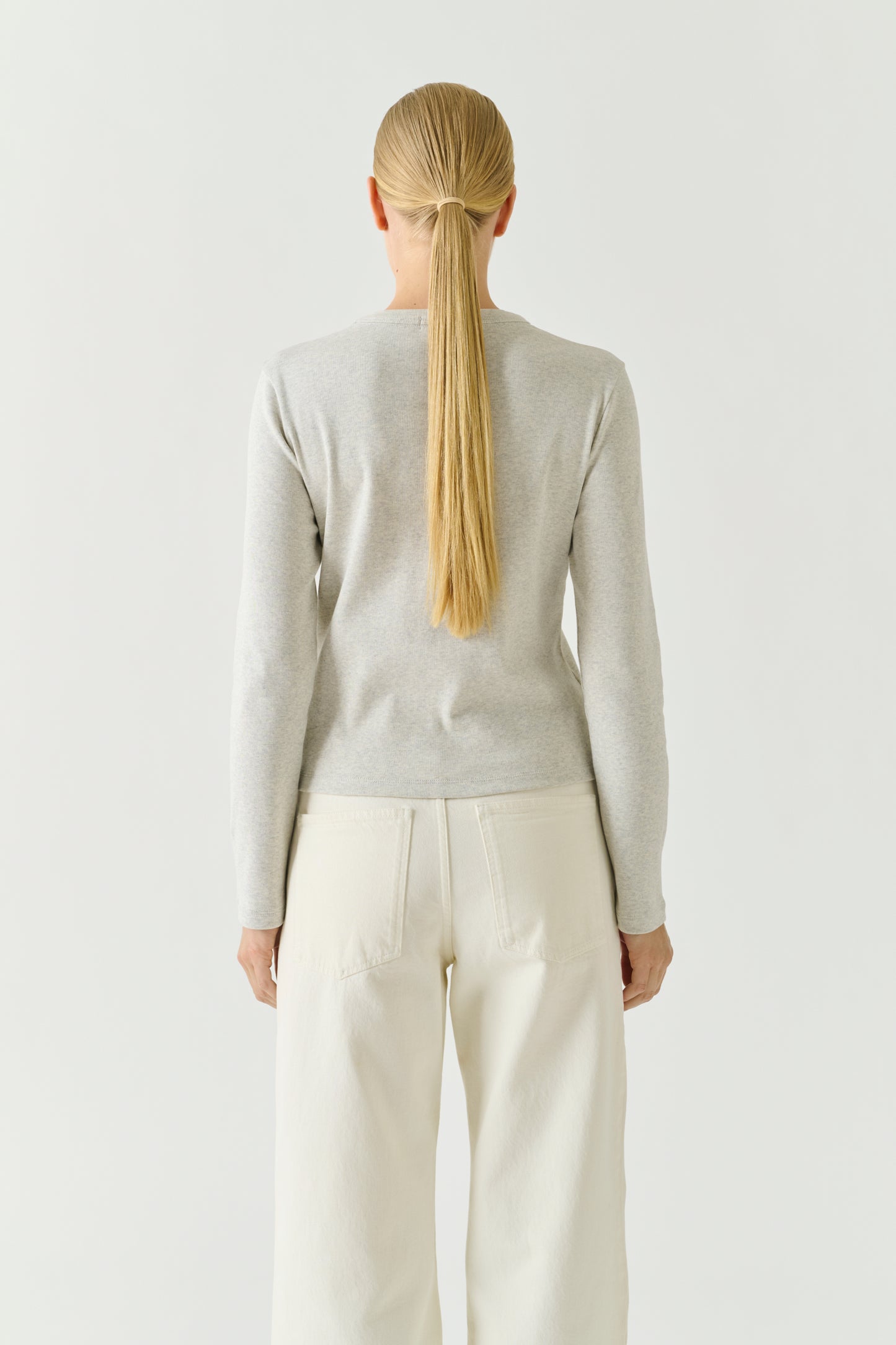 T-shirt Flavie - Marl Grey - Cotton - Women