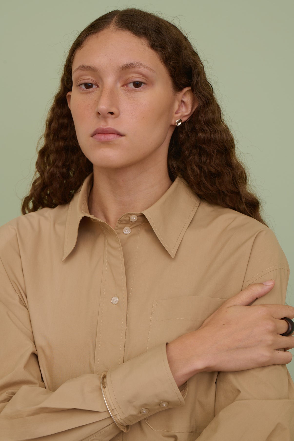 Boucle d'oreille - Argent - Ligne Plate - Femme vue 3