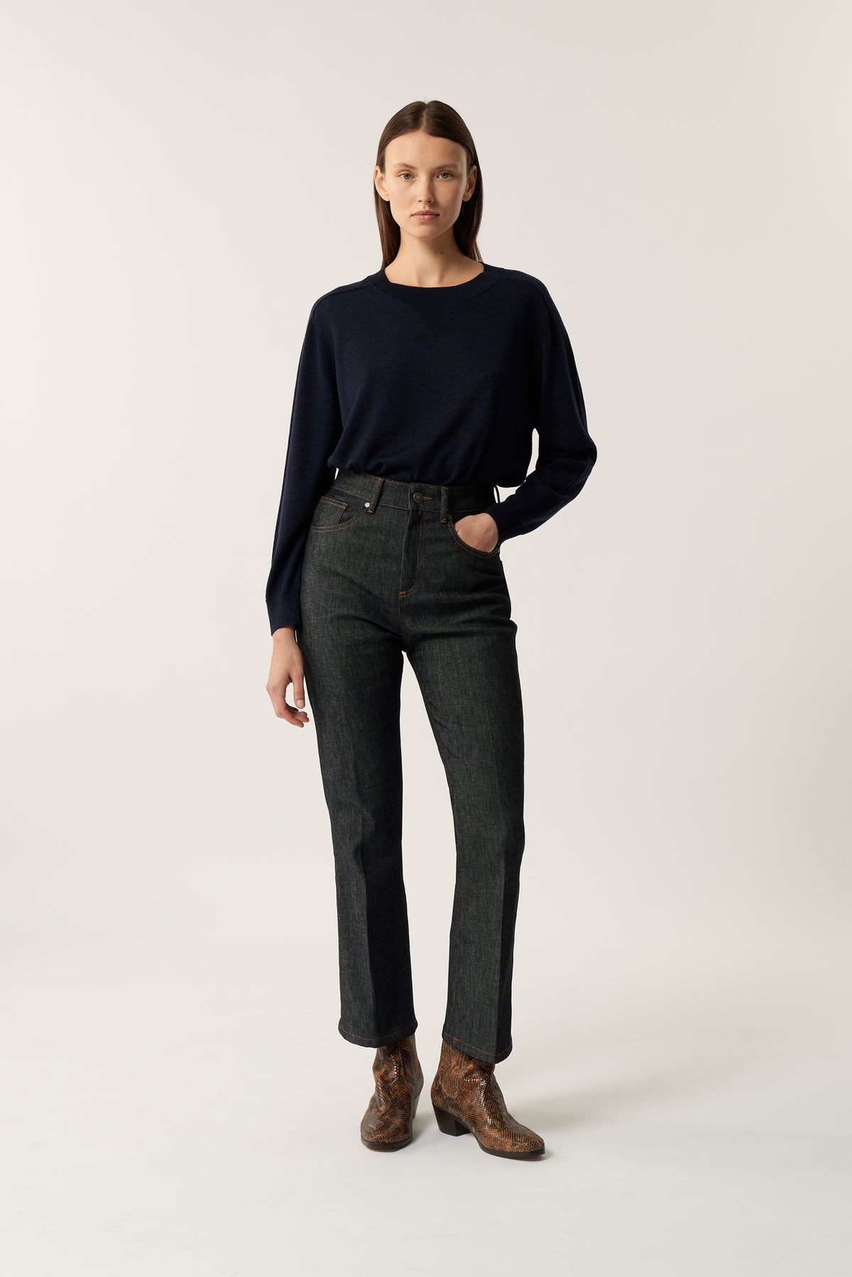 Francisco Jeans - Raw Black denim - Women vue 4