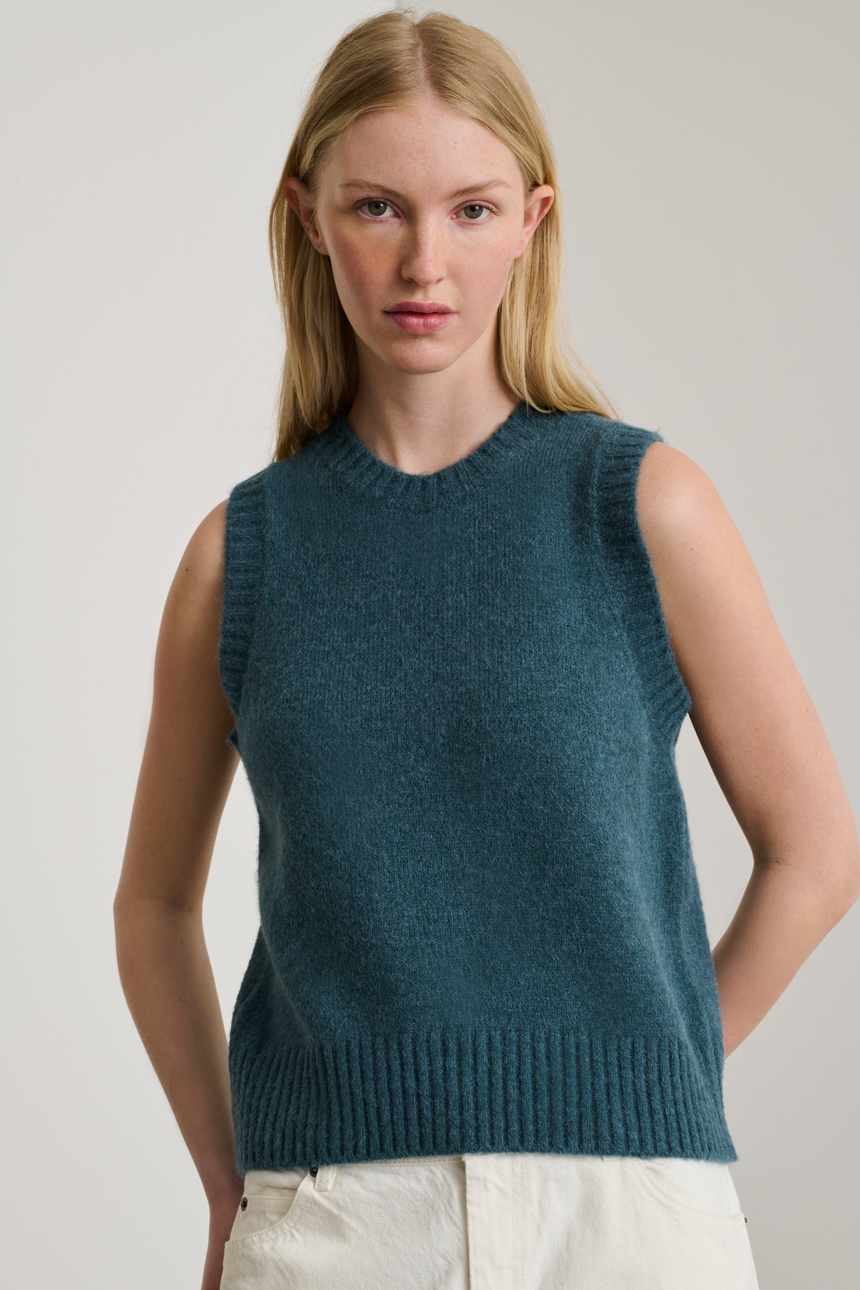 Pull Namaste - Émeraude - Femme vue 3