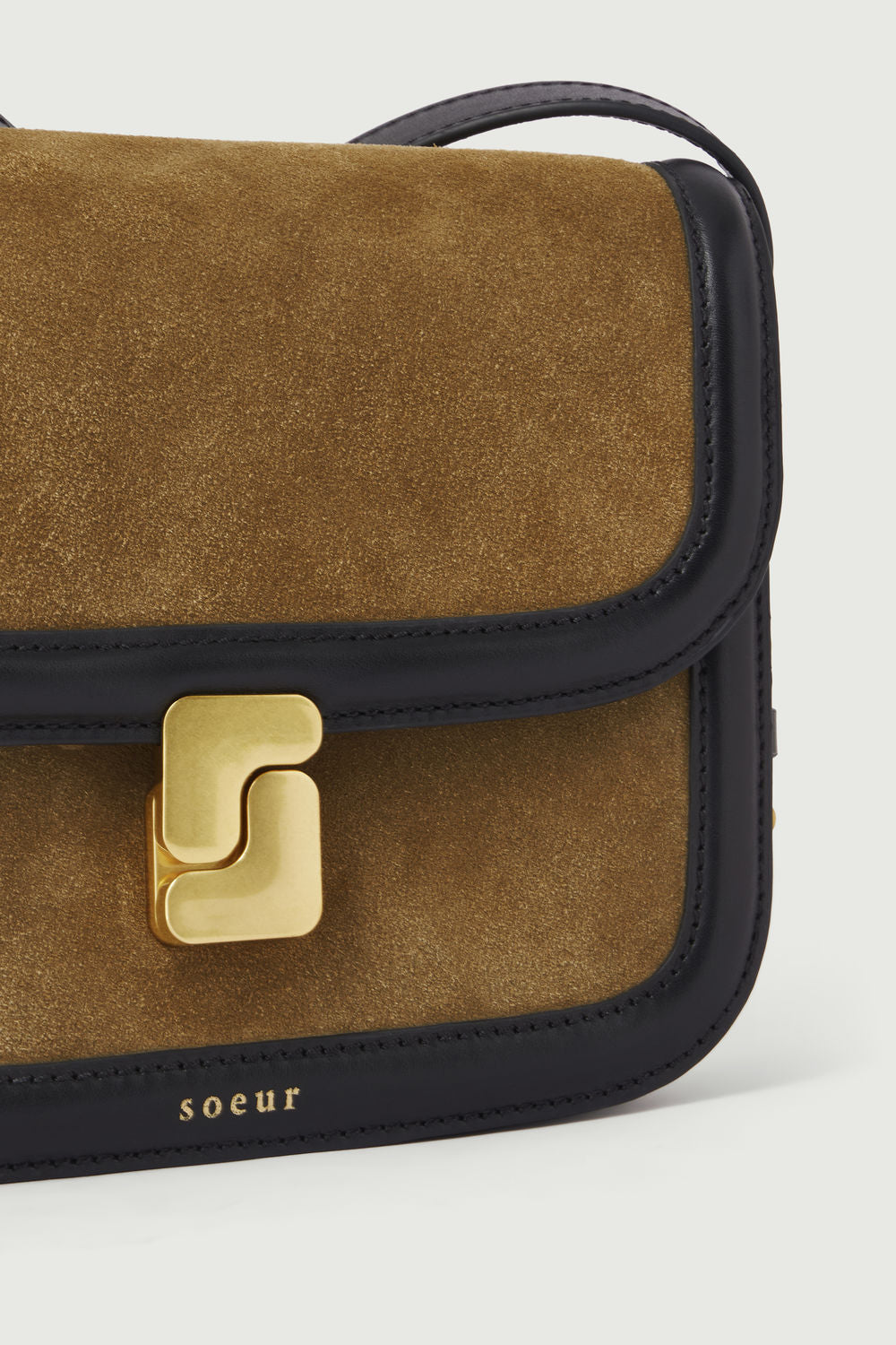 Sac Bellissima Mini - Bronze/Noir - Cuir - Femme vue 4