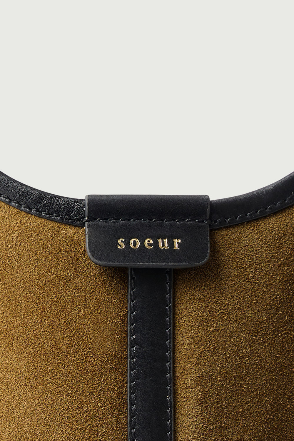 Cabas Douce - Bronze/Noir - Cuir - Femme vue 6