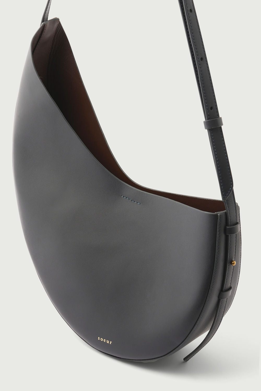 Sac Winona - Acier - Cuir - Femme vue 3