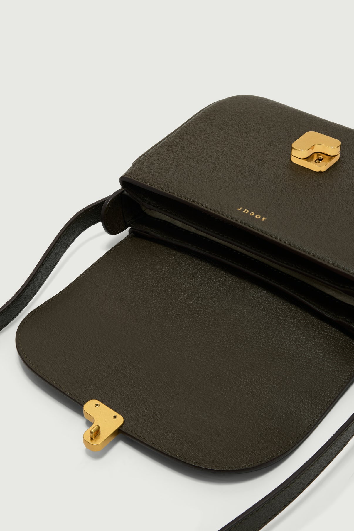 Bellissima Mini bag - Dark Khaki - Leather - Women vue 4