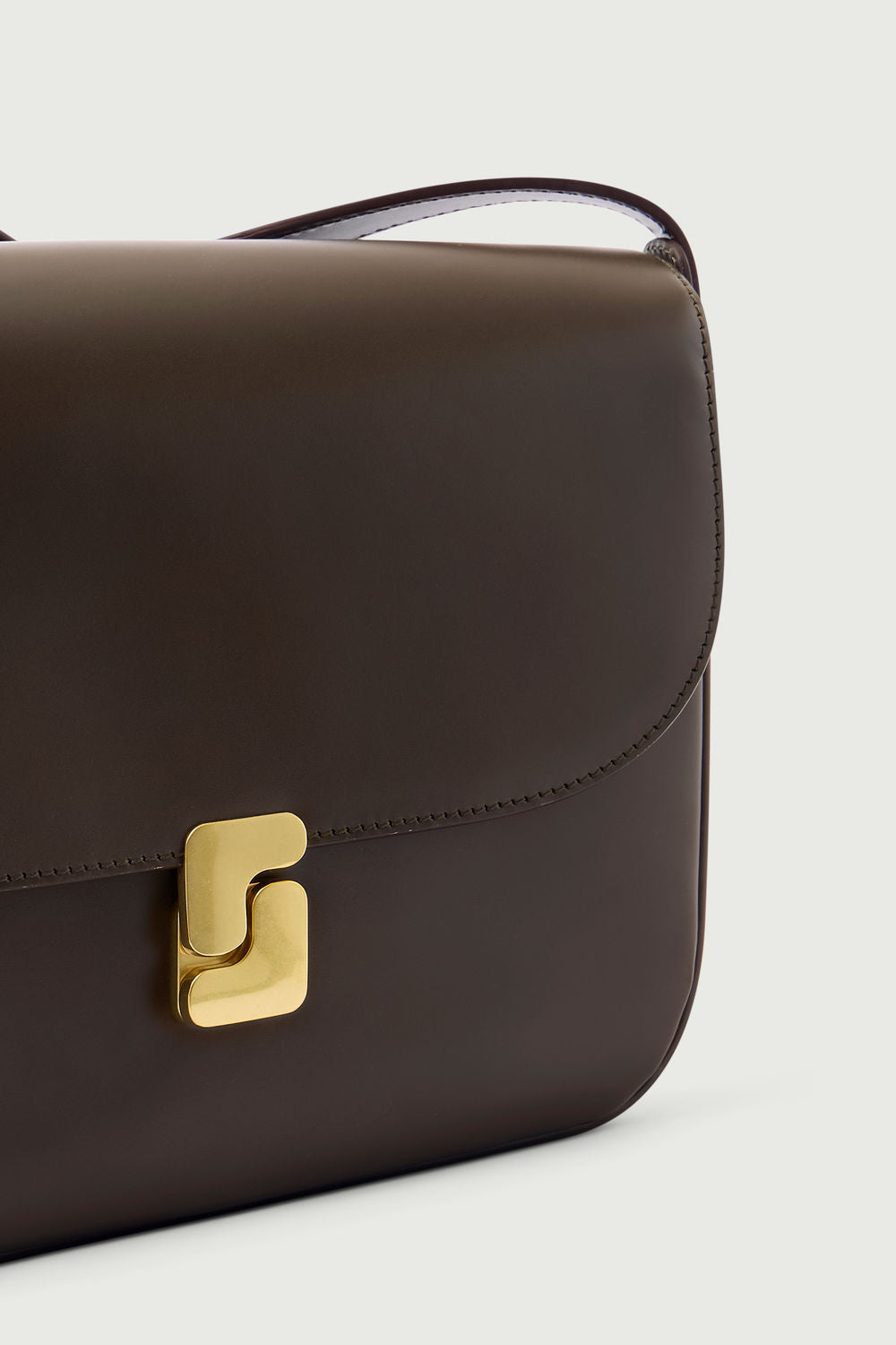 Sac Bellissima Maxi - Kaki - Cuir - Femme vue 4