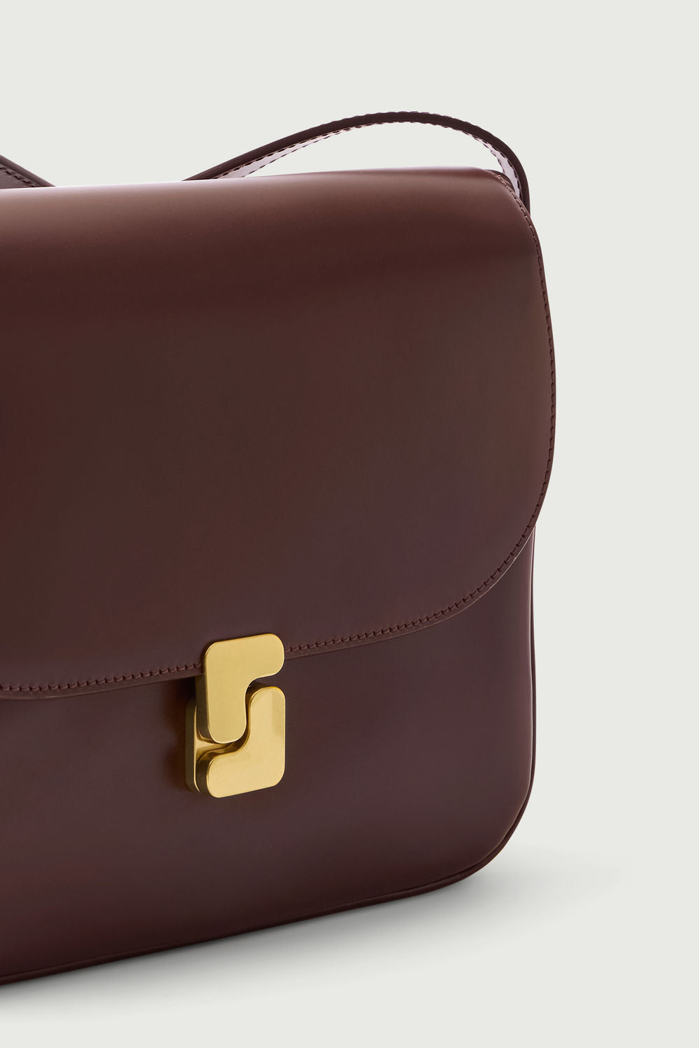 Sac Bellissima Maxi - Chocolat - Cuir - Femme vue 4