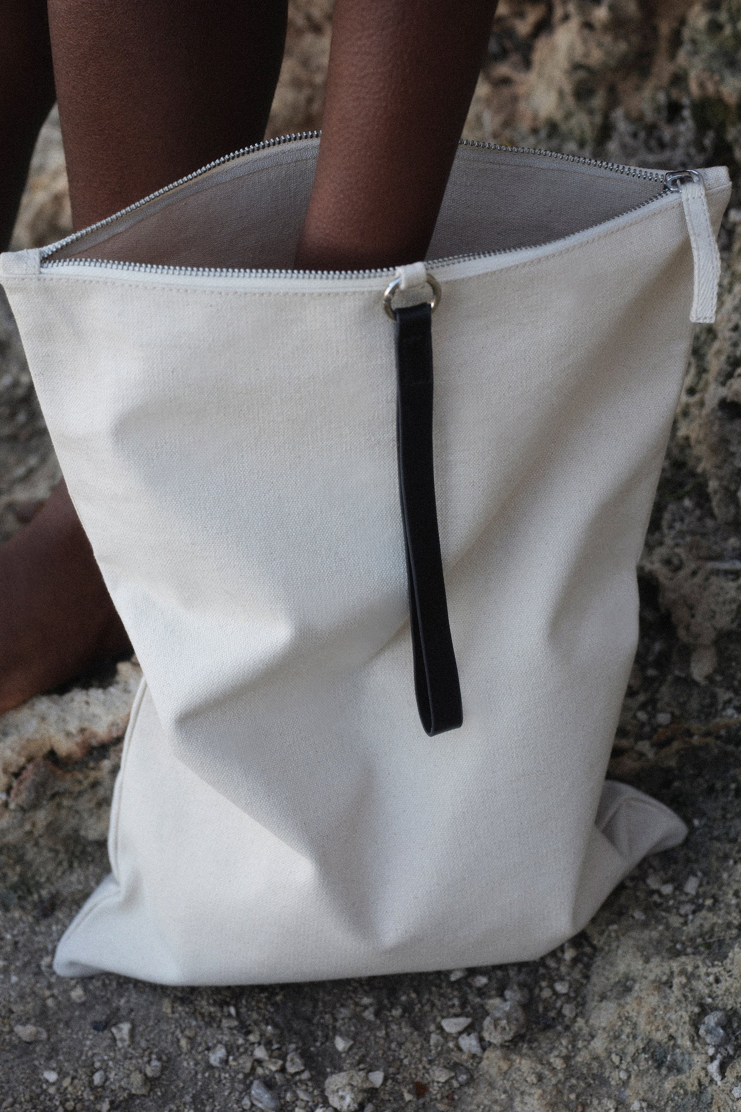 Sac Sacchetto - Vanille - Coton - Femme