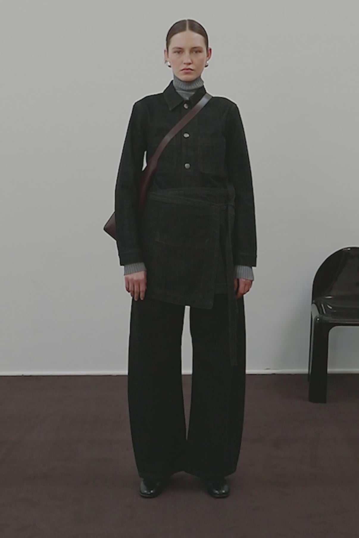 BLACK ELOISE SKIRT vue 2